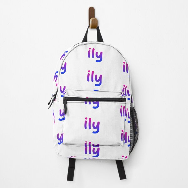 Item preview, ily, I Love You, pink and blue designed and sold by Memes N Lore .