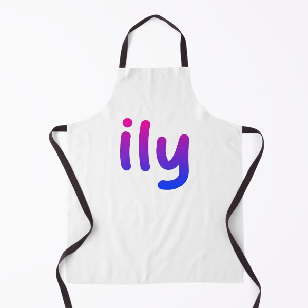 Item preview, ily, I Love You, pink and blue designed and sold by Memes N Lore .