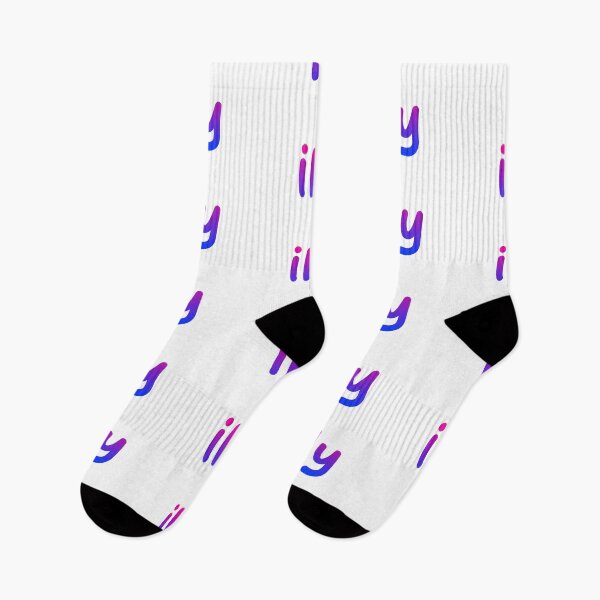 Item preview, ily, I Love You, pink and blue designed and sold by Memes N Lore .