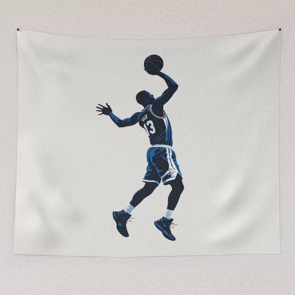 Item preview, Basketball Jump Shot Silhouette designed and sold by Prachodayat Artworks.