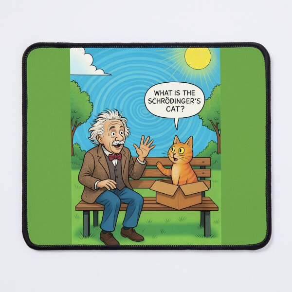 Item preview, What is the Schrödinger's Cat - Funny Physics Quantum Mechanics Joke designed and sold by SammyMorry.