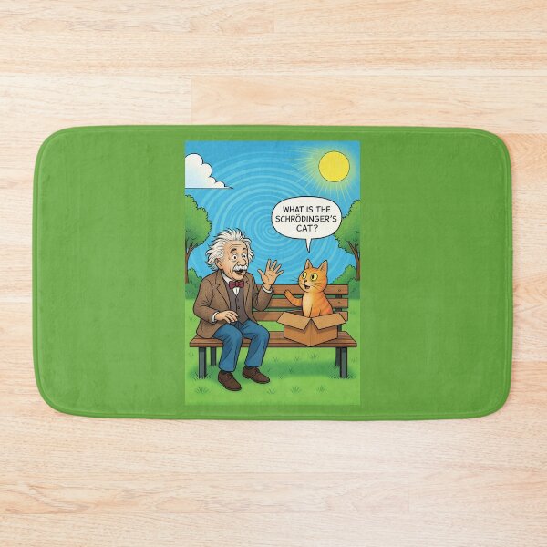 Item preview, What is the Schrödinger's Cat - Funny Physics Quantum Mechanics Joke designed and sold by SammyMorry.