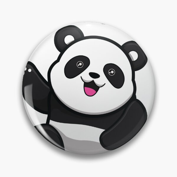 Item preview, Adorable Panda Sticker – Retro Cartoon Animal Lover Gift designed and sold by FitsforU.