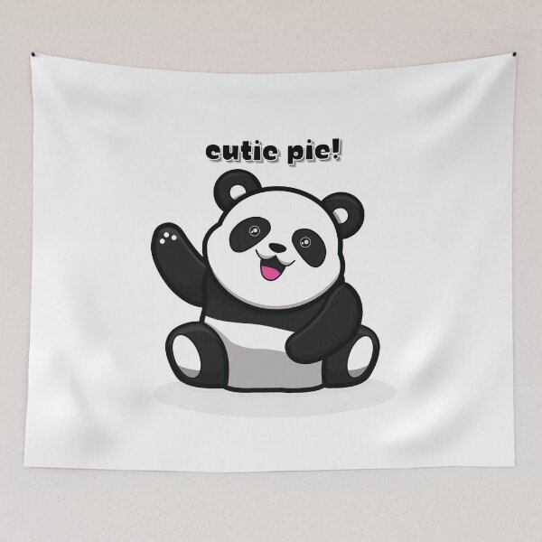 Item preview, Adorable Panda Sticker – Retro Cartoon Animal Lover Gift designed and sold by FitsforU.