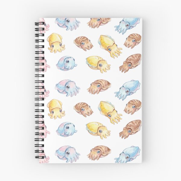 Item preview, Kawaii Watercolor Cuttlefish Pack 2 designed and sold by xMErCUrY03x.