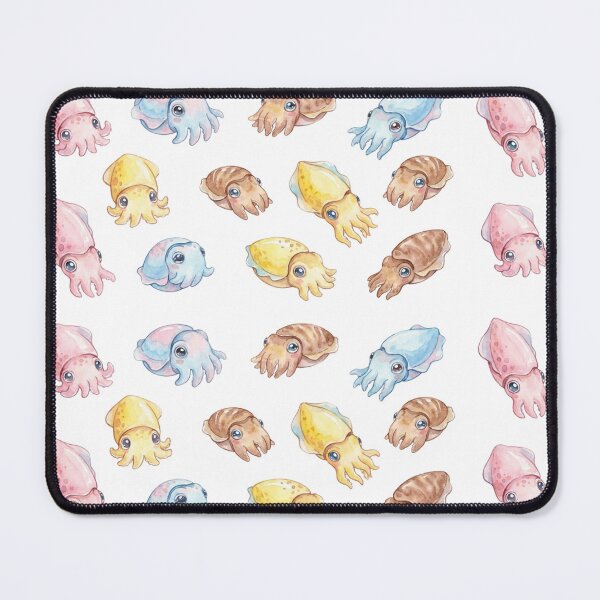Item preview, Kawaii Watercolor Cuttlefish Pack 2 designed and sold by xMErCUrY03x.