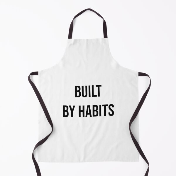Item preview, Built by Habits Minimalist Motivation Quote designed and sold by Quiet-Mode.