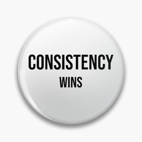 Item preview, Consistency Wins Minimalist Motivation Quote designed and sold by Quiet-Mode.