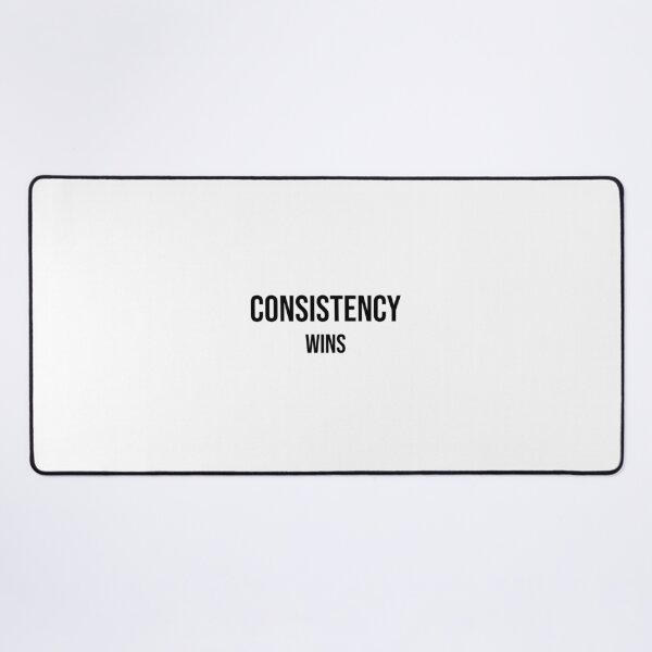 Item preview, Consistency Wins Minimalist Motivation Quote designed and sold by Quiet-Mode.