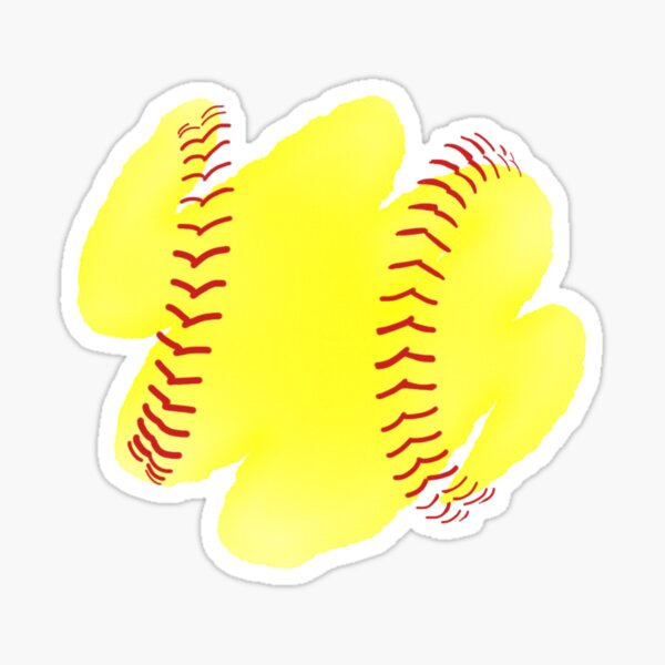 Softball Sticker