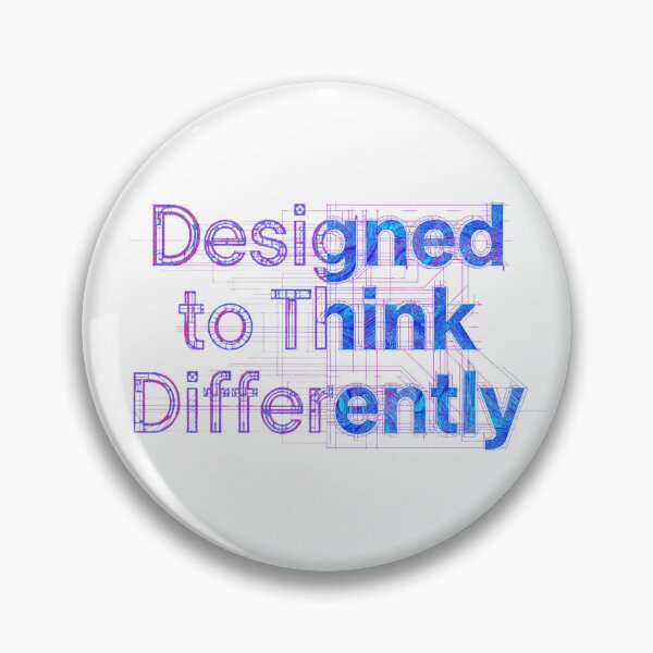 Item preview, Designed to Think Differently -Tech Minimalist Art designed and sold by RDproject.