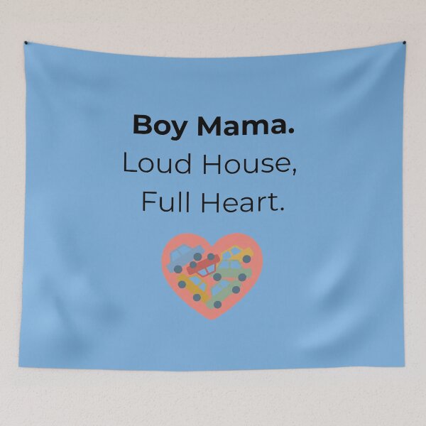 Item preview, Boy Mama. Loud House, Full Heart. – Heart Filled with Toy Cars Illustration designed and sold by MadeInNapTime.
