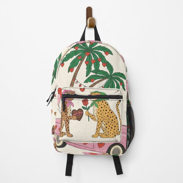 Item preview, Retro Pink Car Leopard and Tiger Road Trip designed and sold by zzz888.
