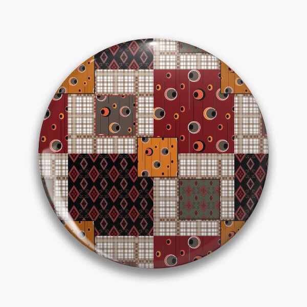 Item preview, Ethnic pattern patchwork mixed colors patches  designed and sold by fuzzyfox.