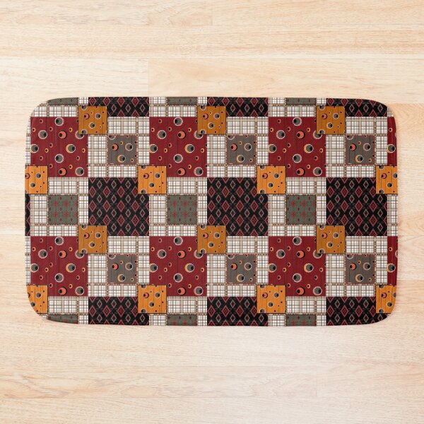 Item preview, Ethnic pattern patchwork mixed colors patches  designed and sold by fuzzyfox.