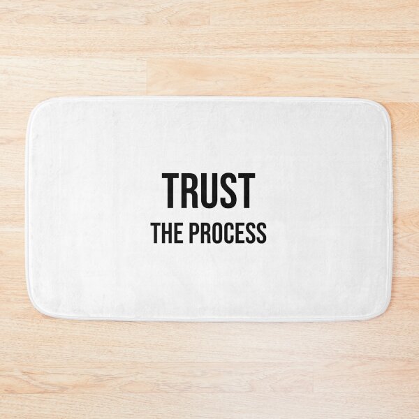 Item preview, Trust the Process Minimalist Motivation Quote designed and sold by Quiet-Mode.