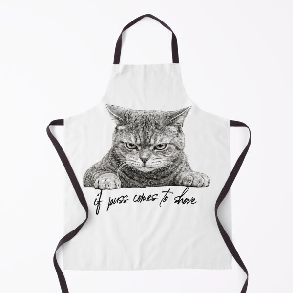 Item preview, If Puss Comes To Shove Cat Lovers Therapy designed and sold by DivineHaven.