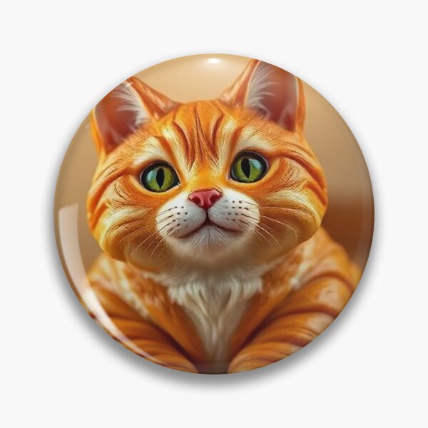 Item preview, Cat Croissant Delight Whimsical Feline Pastry Fantasy Art designed and sold by PixelVibe782.
