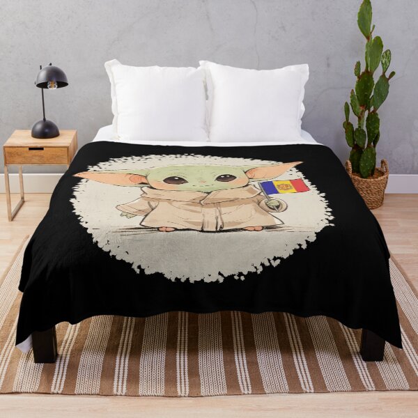 Item preview, BABY YODA WITH ANDORRA FLAG designed and sold by LIS AND MELIVERSO.