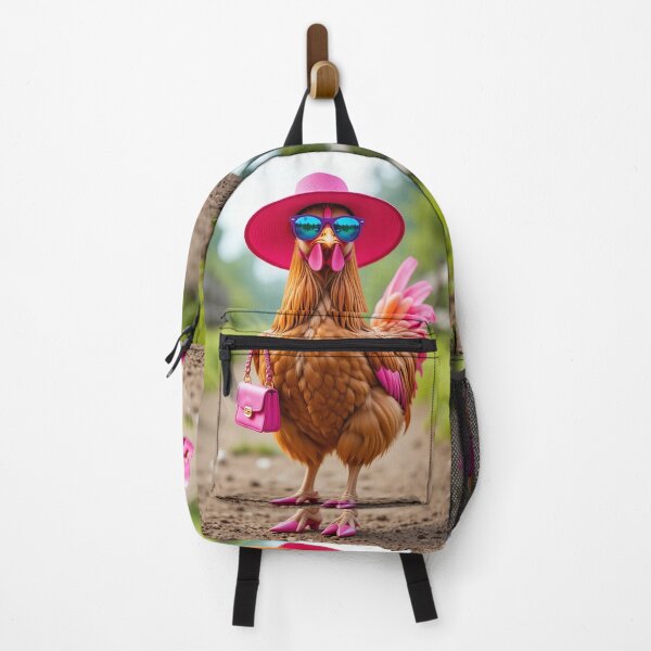 Item preview, Fashion Chicken Chic Playful Style Humor Art Scene designed and sold by PixelVibe782.