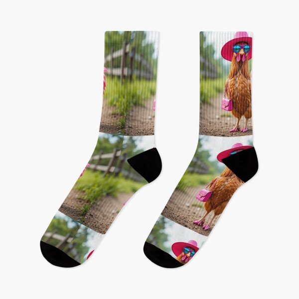 Item preview, Fashion Chicken Chic Playful Style Humor Art Scene designed and sold by PixelVibe782.