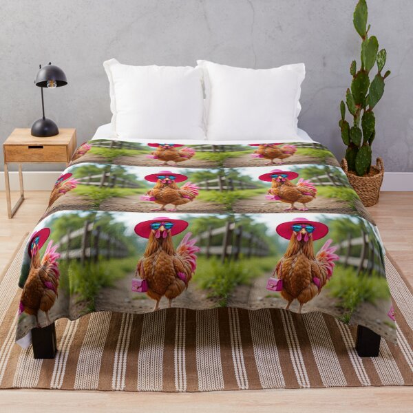Item preview, Fashion Chicken Chic Playful Style Humor Art Scene designed and sold by PixelVibe782.