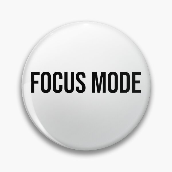 Item preview, Focus Mode Minimalist Productivity Quote designed and sold by Quiet-Mode.