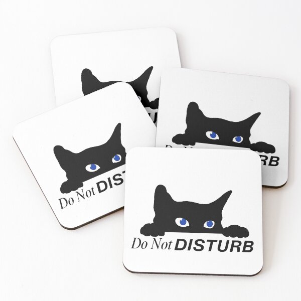 Item preview, Do Not Disturb – Black Cat Half-Face Shirt | Mysterious & Sleek Feline Design designed and sold by JEVANStudio.