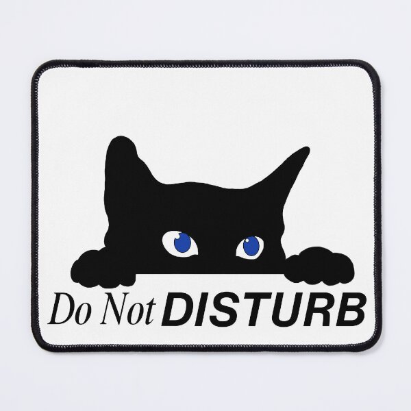 Item preview, Do Not Disturb – Black Cat Half-Face Shirt | Mysterious & Sleek Feline Design designed and sold by JEVANStudio.