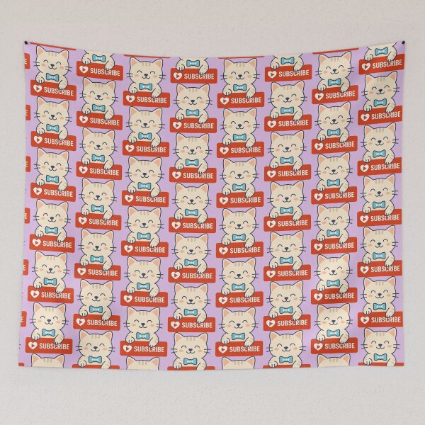 Item preview, SUBSCRIBE - You Can’t Say No to a Cute Cat Like This designed and sold by Fantabulous.