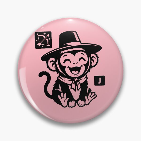 Item preview, 1992 Winter Born: The Sagittarius Monkey & J designed and sold by Kz(k-zodiac).