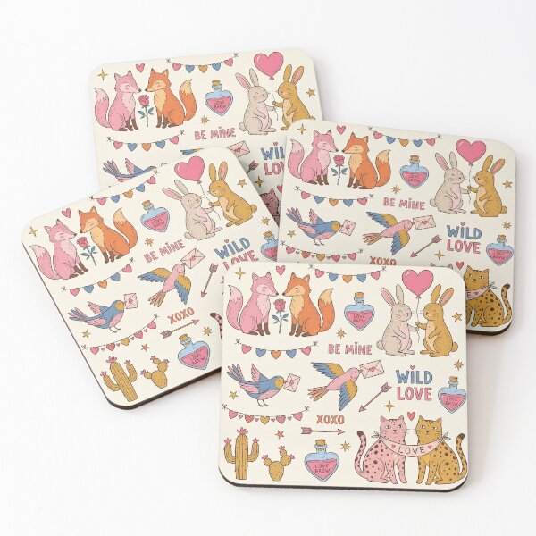 Item preview, Wild Love Potion Cute Animal Valentine Montage designed and sold by zzz888.