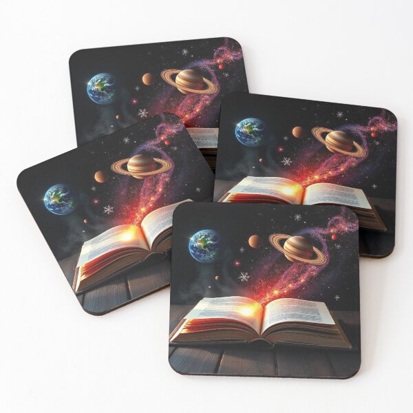Item preview, Cosmic Book of Light Mystical Galaxy Fantasy Journey designed and sold by PixelVibe782.