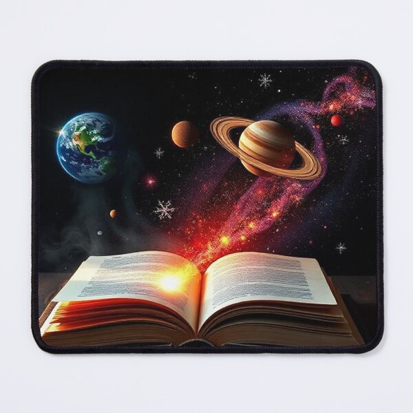 Item preview, Cosmic Book of Light Mystical Galaxy Fantasy Journey designed and sold by PixelVibe782.