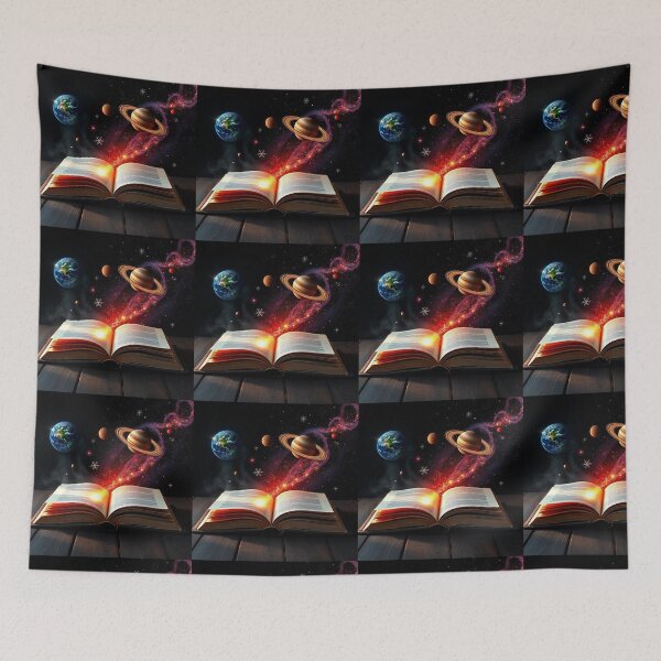 Item preview, Cosmic Book of Light Mystical Galaxy Fantasy Journey designed and sold by PixelVibe782.