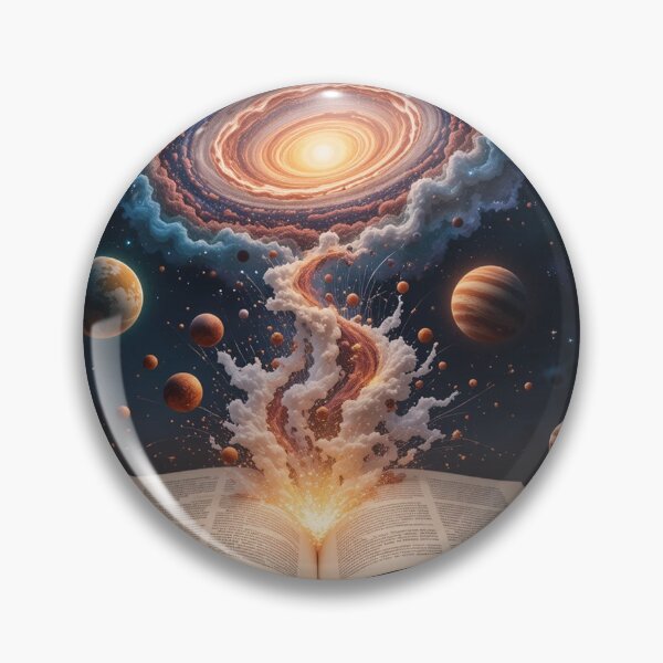 Item preview, Galaxy Rising From an Open Book Surreal Cosmic Fantasy designed and sold by PixelVibe782.