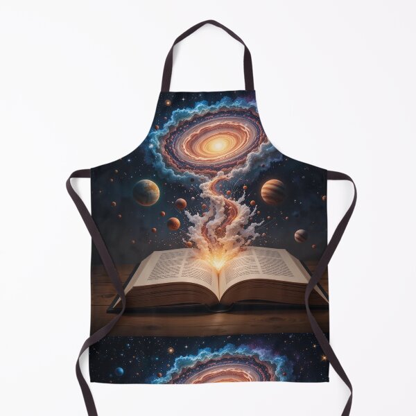 Item preview, Galaxy Rising From an Open Book Surreal Cosmic Fantasy designed and sold by PixelVibe782.