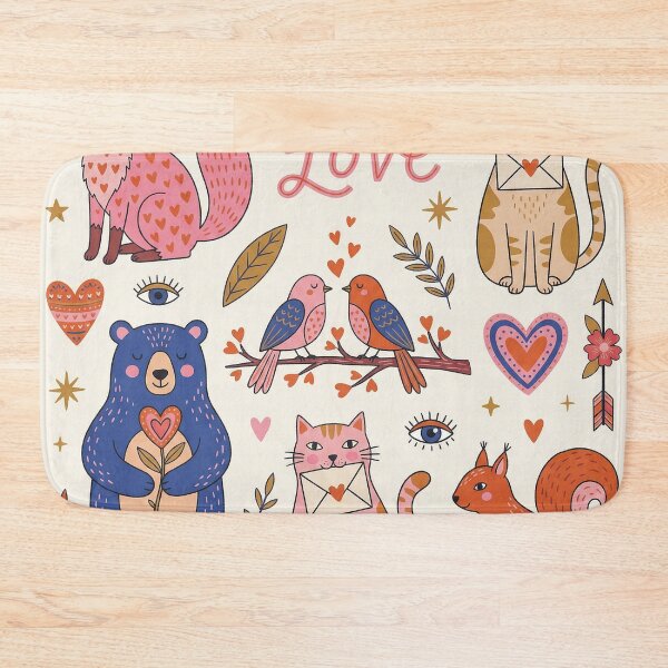 Item preview, Whimsical Woodland Animal Love Montage designed and sold by zzz888.