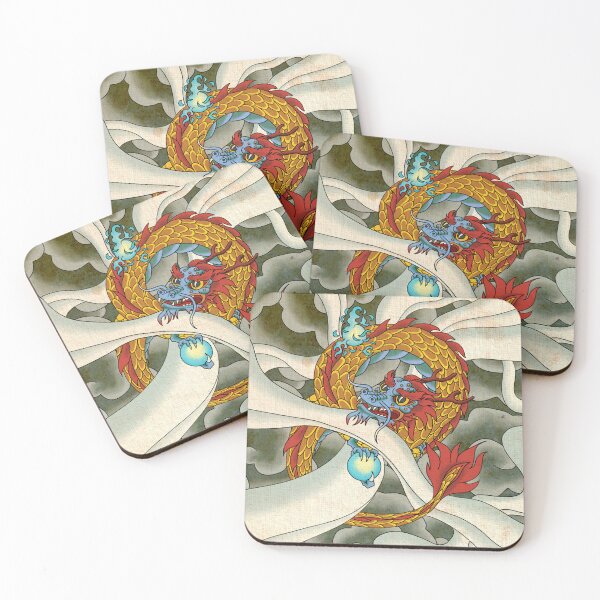 Item preview, Korean Folk Art: The Imperial Golden Dragon A designed and sold by QamarART Paintings.