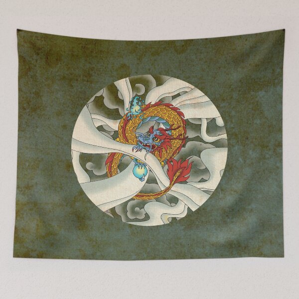 Item preview, Korean Folk Art: The Imperial Golden Dragon A  designed and sold by QamarART Paintings.