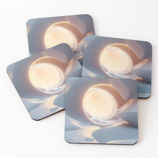 Item preview, Ethereal Cavern: Modern Minimalist Portal of Golden Light Wall Art designed and sold by Cozyartsss.