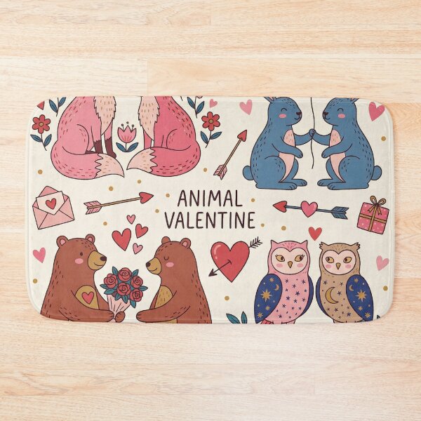 Item preview, Animal Valentine Montage Cute Woodland Romance designed and sold by zzz888.