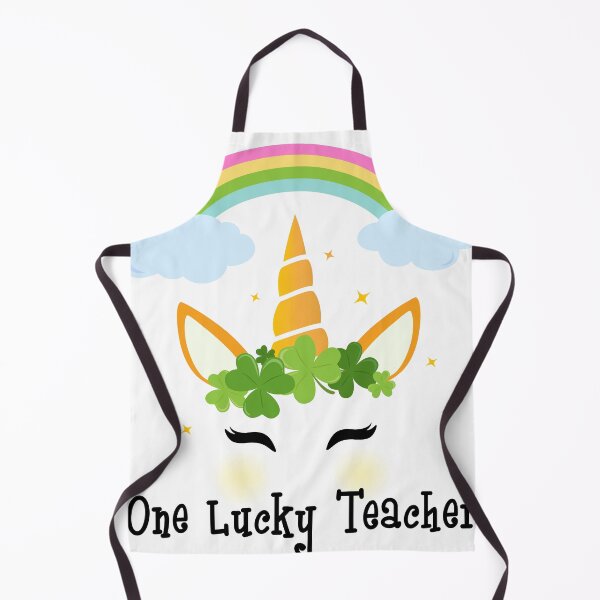 Item preview, One Lucky Teacher Unicorn designed and sold by RoyesButler.
