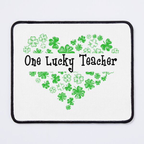 Item preview, One Lucky Teacher Heart designed and sold by RoyesButler.