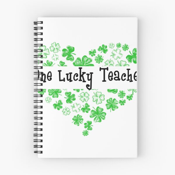 Item preview, One Lucky Teacher Heart designed and sold by RoyesButler.