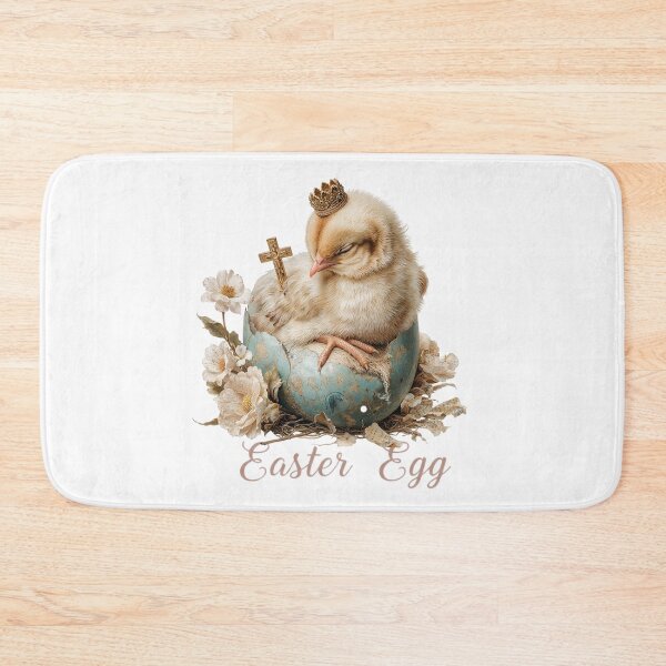 Item preview, Cute Hatching Easter Chick Crown Cross on Egg - Easter Egg Chick designed and sold by Anastasiia Yurevych.