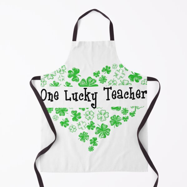 Item preview, One Lucky Teacher Heart designed and sold by RoyesButler.
