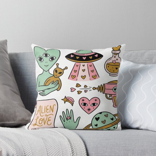 Item preview, Alien Love Three Eyed Heart Head Sci-Fi Montage designed and sold by zzz888.
