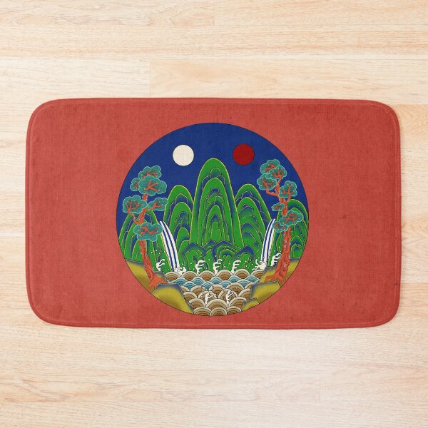 Item preview, Korean Folk Art: The Royal Sun, Moon, and Five Peaks A  designed and sold by QamarART Paintings.