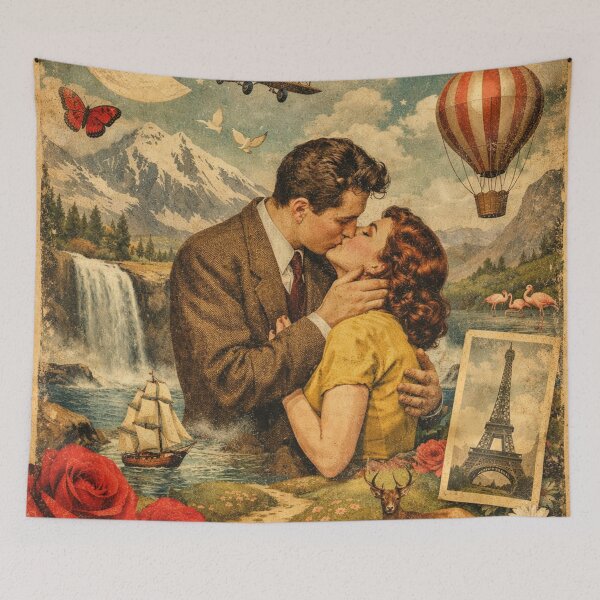 Item preview, Vintage World Tour – Romantic Kiss in Paris designed and sold by Mauswohn.
